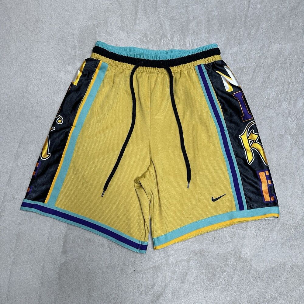 Nike Mens Dri-FIT DNA Men's Basketball Shorts Size Small DX0255-725 Black Gold